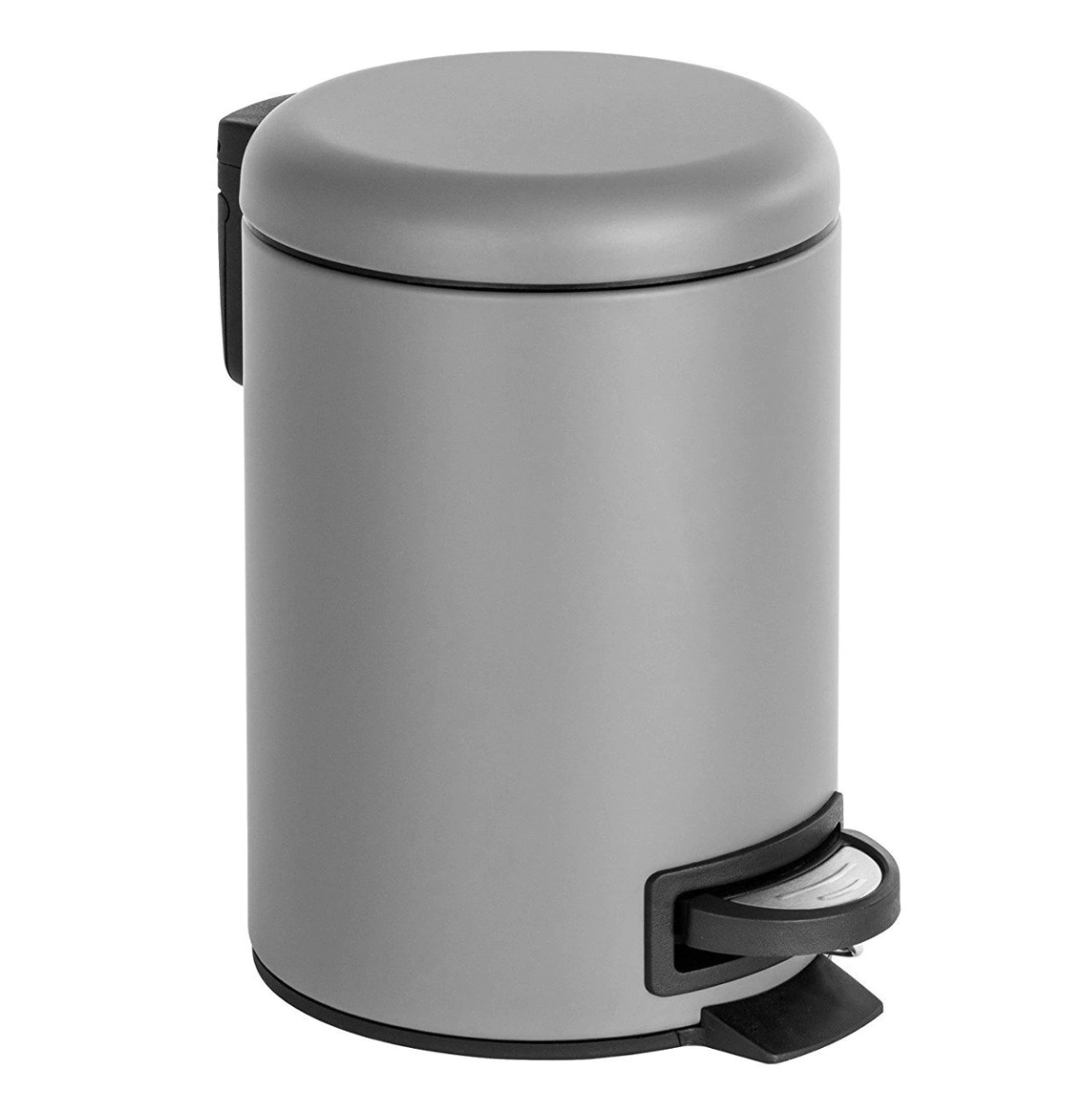 13514-01.jpg Кош за отпадъци Wenko, 3 L, сив - Image 1