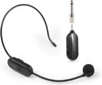 2.4G Безжичен микрофон, слушалки, работно време 6 часа
